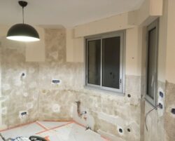 Travaux de modernisation d&rsquo;une cuisine au Croisic.