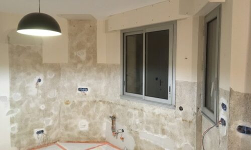 Travaux de modernisation d&rsquo;une cuisine au Croisic.